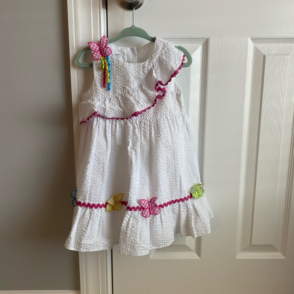 Bonnie Jean Spring  Butterfly Dress 2t